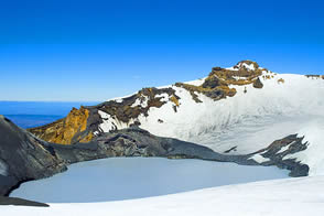 Summit area Ruapehu
